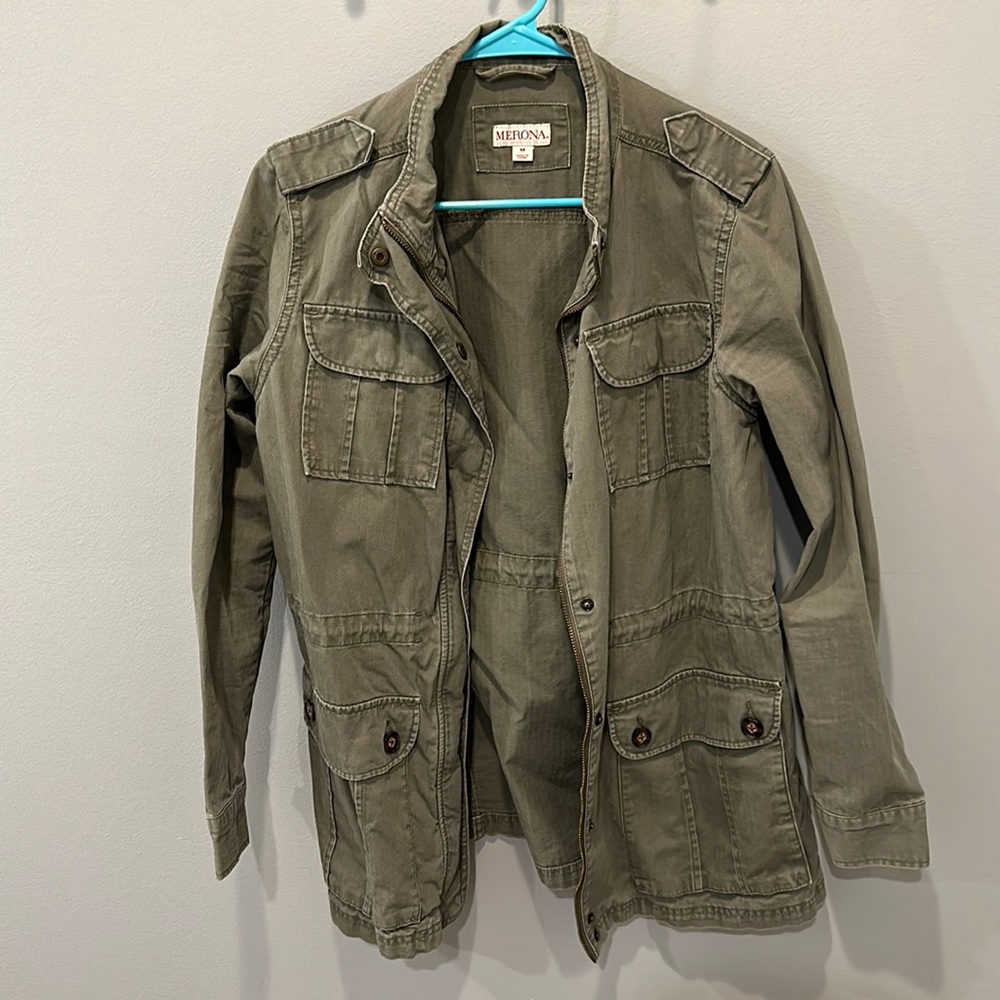 Green spring jacket Merona brand